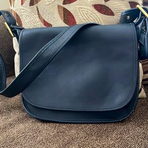 Black crossbody coach bag